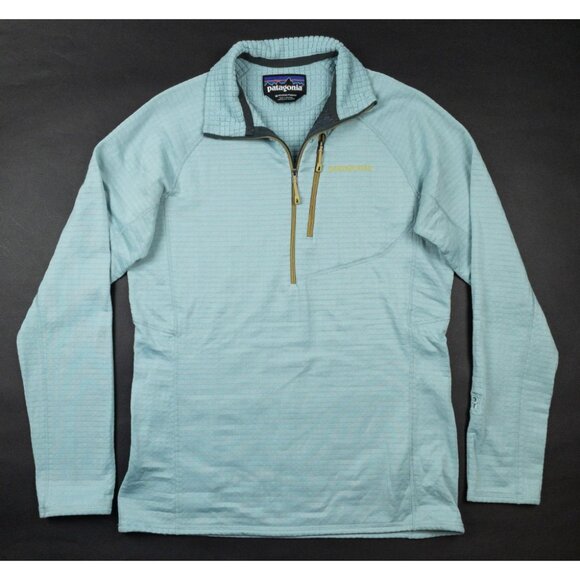 Patagonia R1 Regulator Fleece Jacket Women's Medium Blue 1/4 Zip Pullover 40118 - Picture 2 of 13